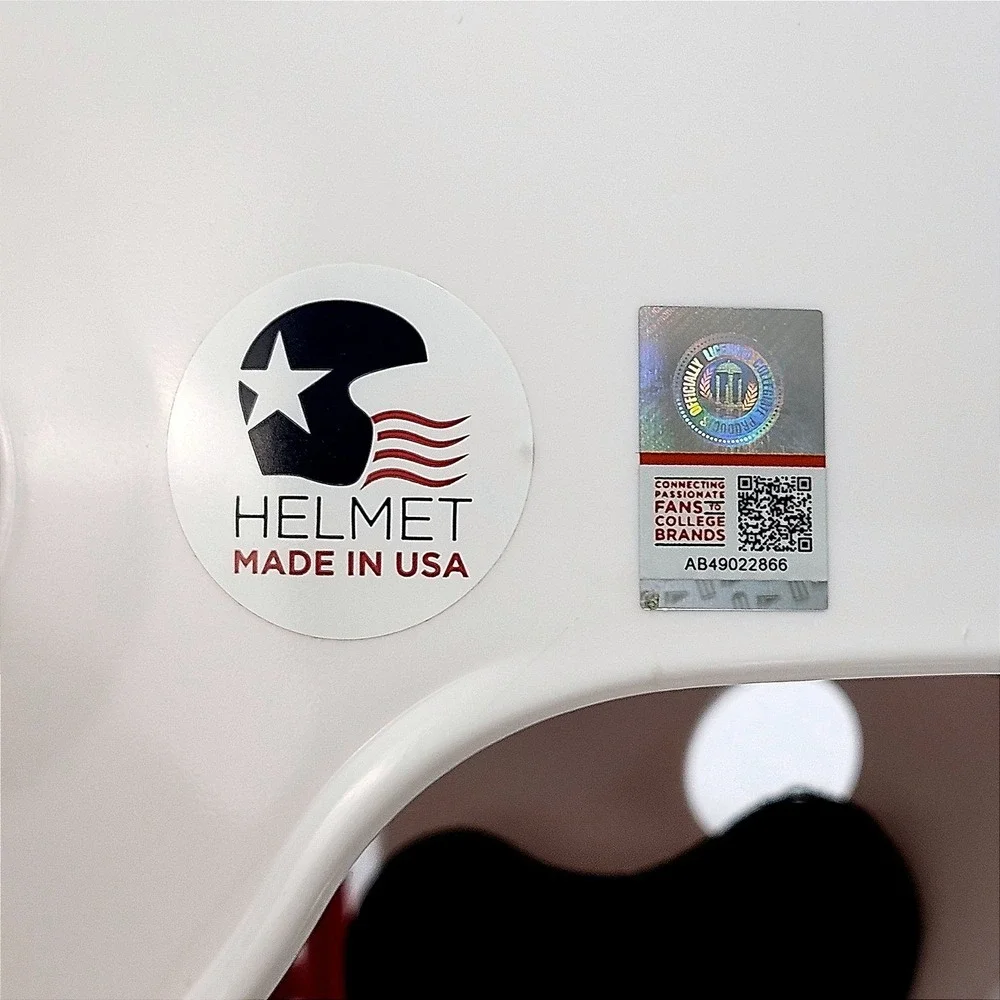 Franklin Nebraska Cornhuskers Plastic Display Youth Football Helmet White‎ Red
